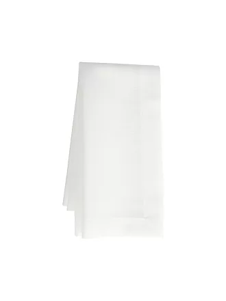 SANDER | Tischdecke "Loft" 150x250cm (nightshadowblue) | weiss